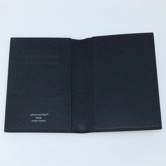 LOUIS VUITTON Eclipse Couverture Passpole NM Passport Case M64501 Auth 142351M - Picture 11 of 16